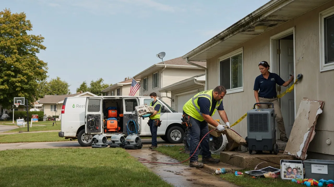 Water Damage Restoration in Rhodes, MI near me